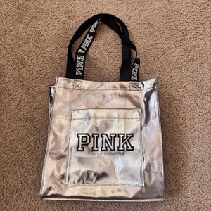 Victoria's Secret PINK Rosegold Tote Bag